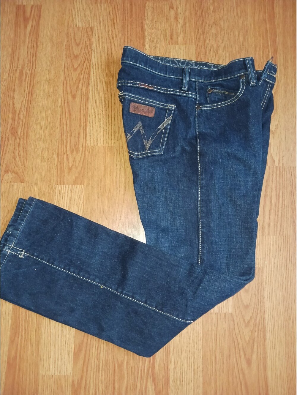 Jeans Wranglers Women's  Cash No Gap  Dark Wash Blue  Jeans Sz 5/6 X 32